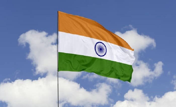 indian flag waver